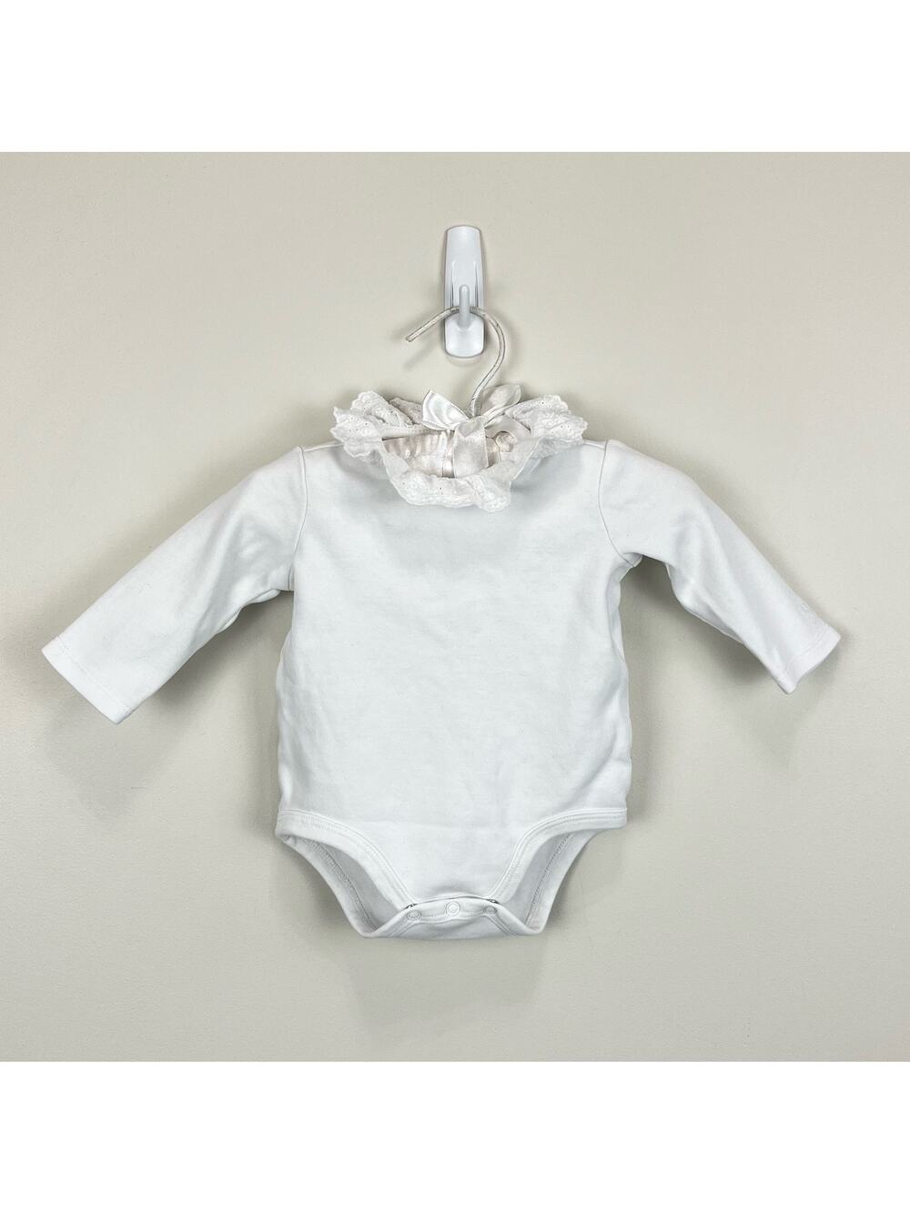 Ralph Lauren Eyelet Trim Interlock Bodysuit 3 Months